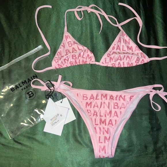 Balmain Other - balmain glitter logo bikini